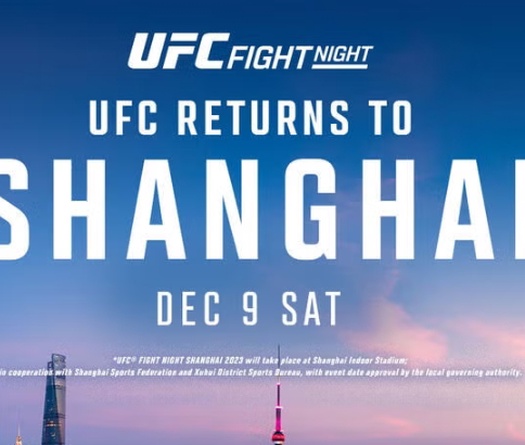 UFC trở lại Thượng Hải với Fight Night vào ngày 29/8/2026