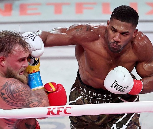 Jake Paul mất vị trí ở bảng xếp hạng WBA vì thua Anthony Joshua