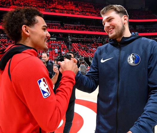 Luka Doncic nói gì khi "kỳ phùng địch thủ" Trae Young rời Atlanta?