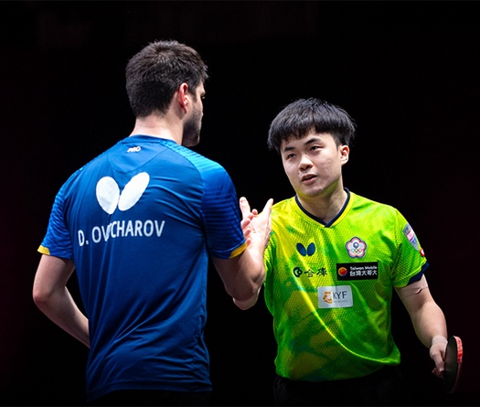 WTT Champions Doha 2026 ngày 3: Lin Yun-Ju chiến thắng áp đảo trước Dimitrij Ovtcharov