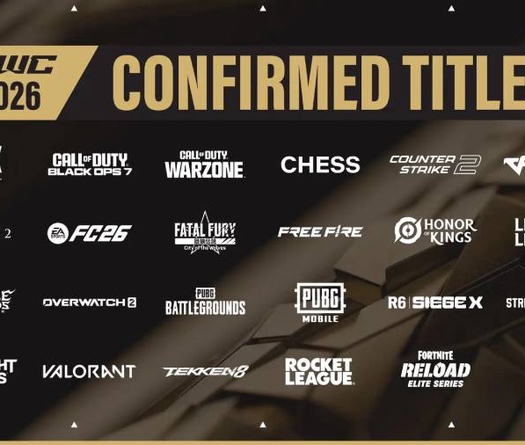 Danh sách các môn thi đấu Esports World Cup 2026