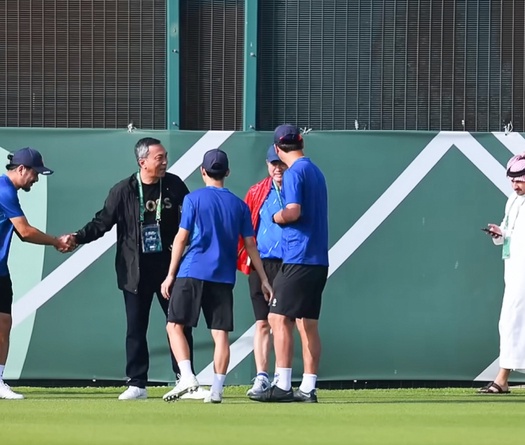 Chủ tịch VFF bất ngờ tới sân tập U23 Việt Nam trước trận gặp Saudi Arabia