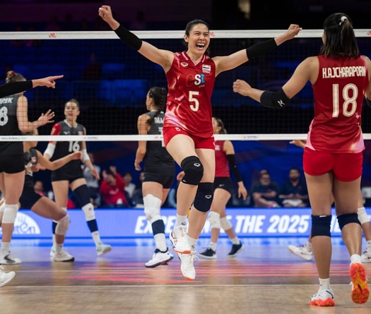 Bóng chuyền nữ Thái Lan đăng cai VNL 2026 cùng những âu lo
