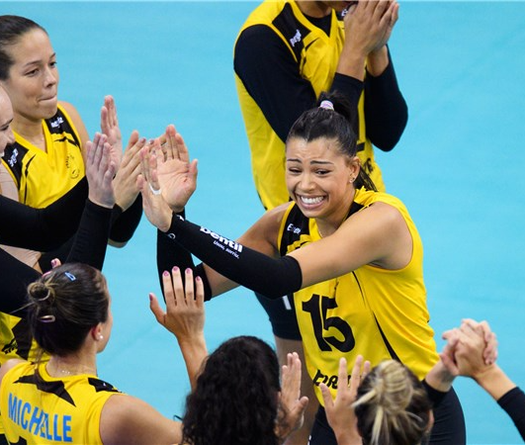 Praia vượt qua SESI để chiếm vị trí thứ tư, cuộc đua top đầu Superliga nữ Brazil thêm nóng