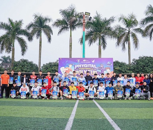 Lần đầu tiên sinh viên Việt Nam thi đấu bóng đá theo mô hình thể thao số (Phygital Football)