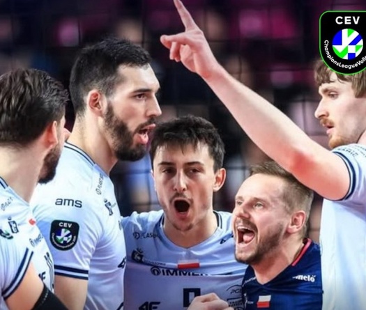 Projekt Warszawa giành chiến thắng nghẹt thở 5 set tại CEV Champions League