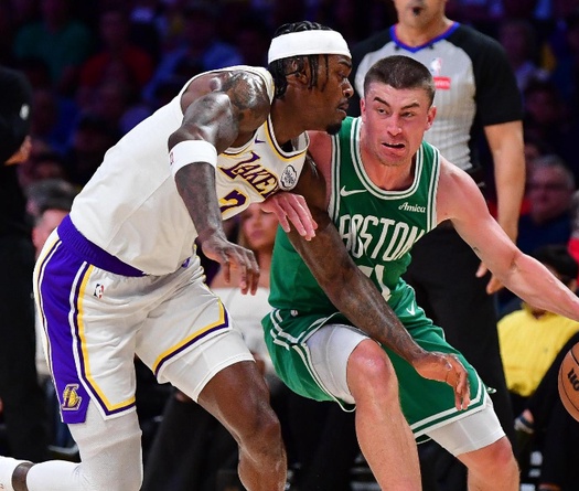 Dàn sao đắt giá Lakers thua muối mặt trước những "kép phụ" của Boston Celtics: Ngày vui bị phá hỏng