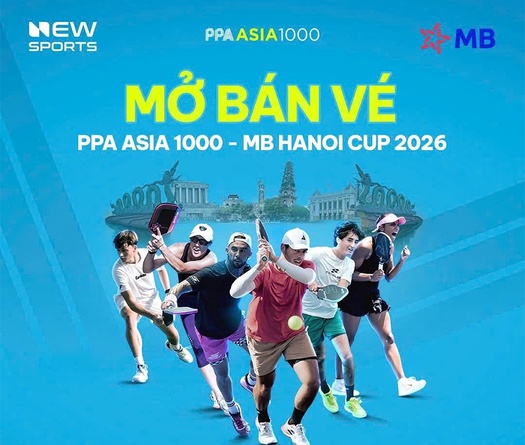 Vé chung kết PPA Asia 1000 – MB Hanoi Cup 2026 "sold out” chỉ sau vài giờ mở bán