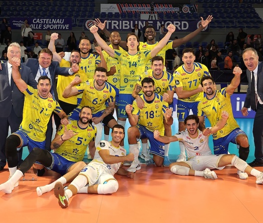 Guaguas Las Palmas vượt qua Montpellier kịch tính, giành vé vào tứ kết Champions League