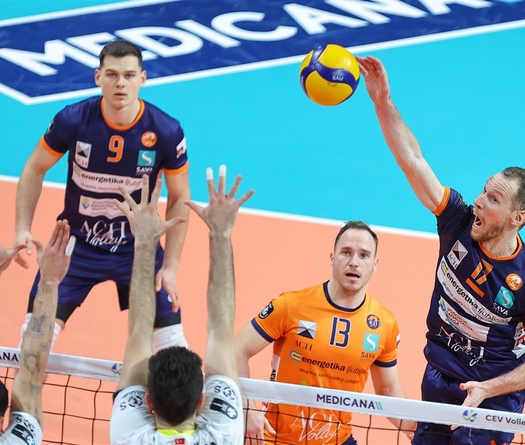 ACH Volley Ljubljana loại Fenerbahçe, giành vé vào bán kết CEV Cup