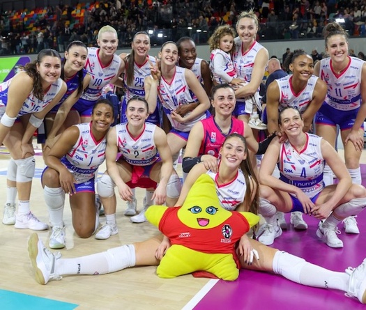 Milano thắng thuyết phục Scandicci ở trận mở màn bán kết Serie A1