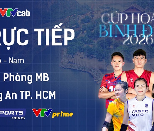 Link trực tiếp cúp bóng chuyền Hoa Lư hôm nay: Biên Phòng vs Công An Tp.HCM