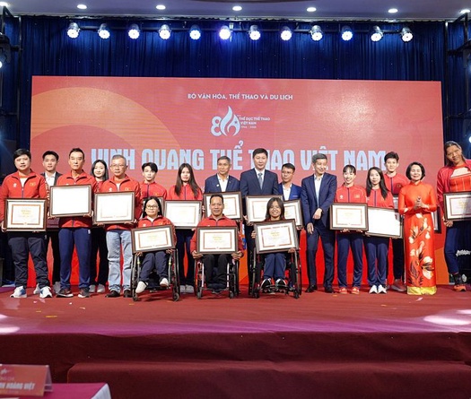 Tôn vinh VĐV, HLV tại gala Kỷ niệm 80 năm ngành Thể dục thể thao Việt Nam