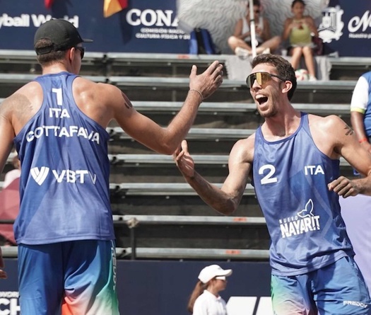 Cottafava & Dal Corso lần đầu đăng quang cấp độ Challenge Beach Tour