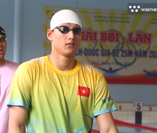 Kình ngư 18 tuổi Trần Văn Nguyễn Quốc đặt mục tiêu săn huy chương Olympic trẻ 2026