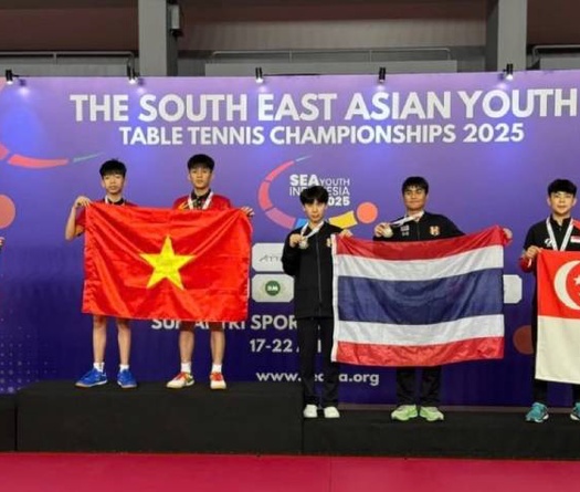 Bóng bàn Việt Nam lên đường tham dự giải vô địch trẻ Đông Nam Á 2026
