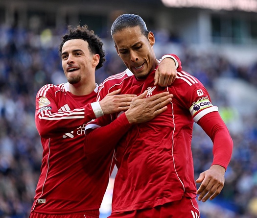 Liverpool thắng trận derby đầy kịch tính nhờ bàn thắng ở phút 90+10