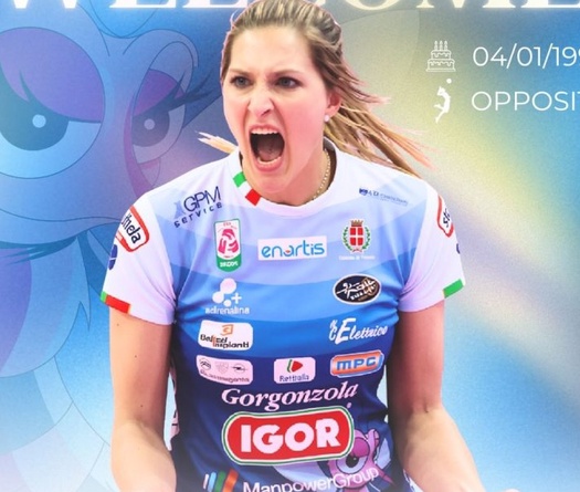 Đối chuyền Kaja Grobelna trở lại Ý, gia nhập Novara cho mùa giải 2026/27