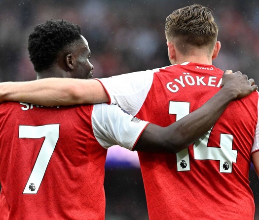 Bảng xếp hạng Ngoại hạng Anh mới nhất sau chiến thắng của Arsenal trước Fulham