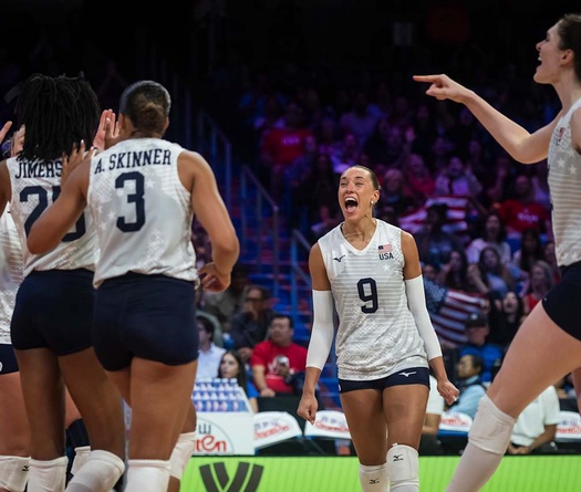 Mỹ công bố danh sách sơ bộ VNL nữ 2026 với dàn Olympian chất lượng
