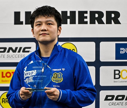 Fan Zhendong chia sẻ cảm xúc sau chặng đường thi đấu đáng nhớ cùng Saarbrücken