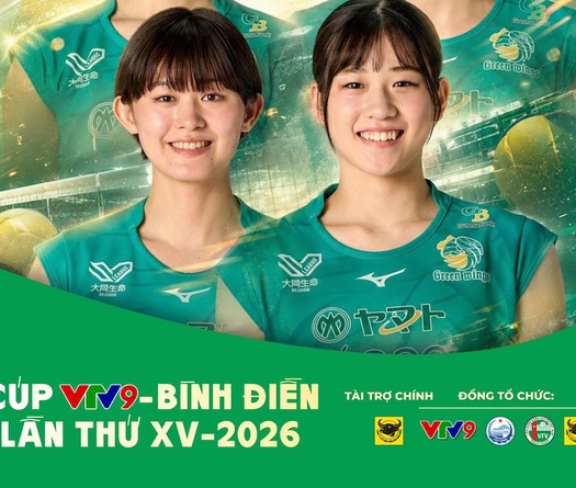 Link trực tiếp cúp bóng chuyền VTV9 Bình Điền hôm nay 17/5: LP Bank Ninh Bình vs Gunma Green Wings