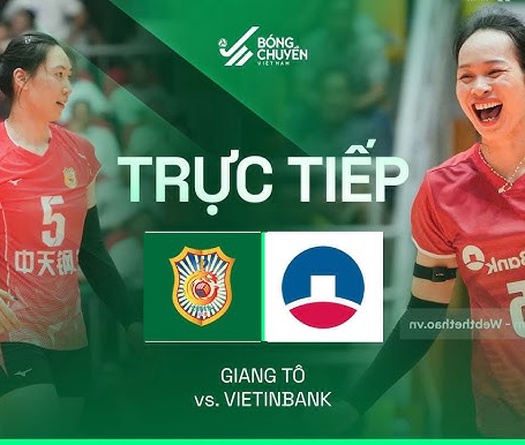 Link trực tiếp cúp bóng chuyền VTV9 Bình Điền hôm nay 18/5: Giang Tô vs Vietinbank
