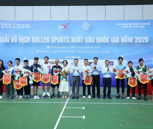 Thêm nội dung và đơn vị thi đấu tại Giải Vô địch Roller Sports xuất sắc quốc gia 2026.