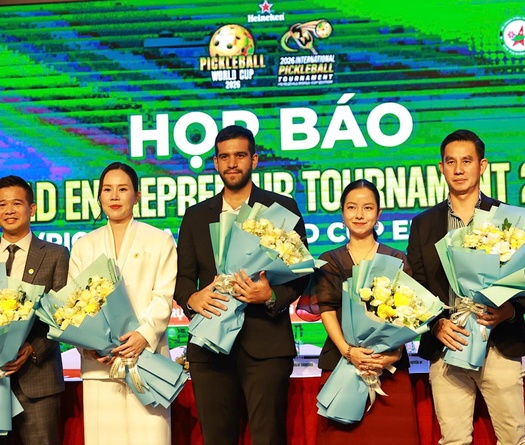 1.600 VĐV tham dự giải World Cup pickleball đầu tiên tại Việt Nam
