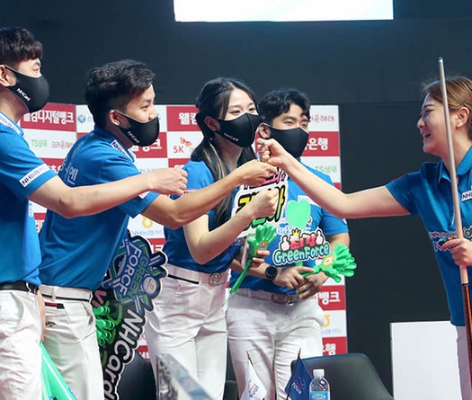Thi đấu thăng hoa, các đội của Minh Cẩm, Phương Linh áp sát ngôi đầu giải PBA Team League Round 2021/2022