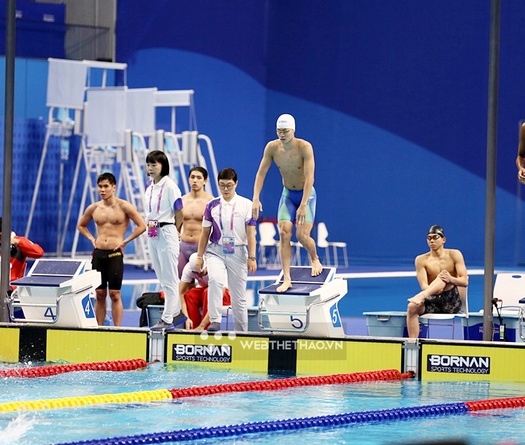 Đội bơi tiếp sức 4x200m tự do nam Việt Nam vào chung kết Asiad 19