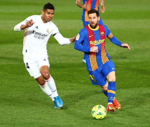 Xem Messi “làm xiếc” trước Kroos ở trận Siêu kinh điển