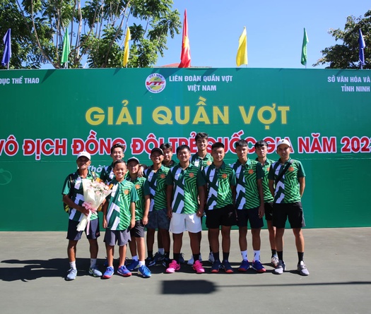 Hơn 2000 vận động viên tranh Cúp tennis Vô địch Đồng đội trẻ Quốc gia 2024