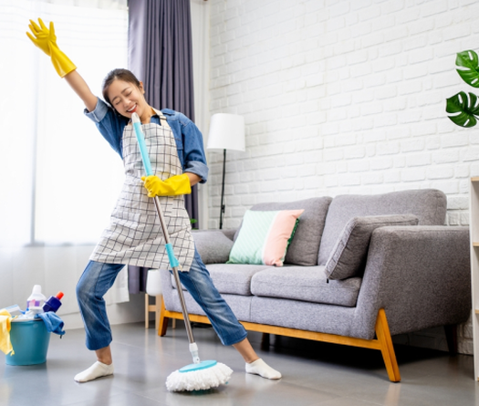 Dọn nhà đón Tết theo phong cách “dân thể thao”