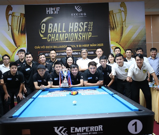 Giải vô địch Billiards Pool 9 bi HBSF năm 2023: Anh tài tụ hội