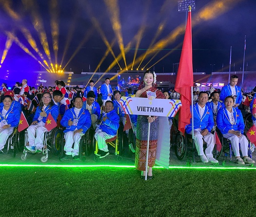 Khai mạc ASEAN Para Games 13: Bản hùng ca về nghị lực tại "xứ sở Chùa Vàng"