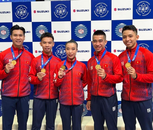 14 đoàn dự Giải vô địch thể dục Aerobic châu Á tại Việt Nam