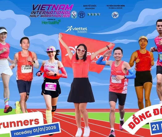 Viettel Runners - Những chiến binh thép sẵn sàng nhuộm đỏ đường đua VIHM powered by Herbalife