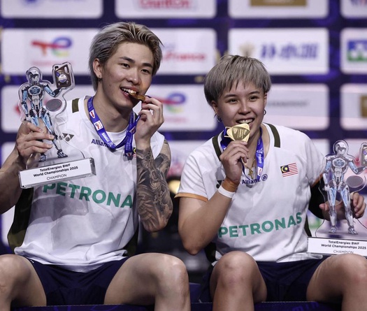 Chen Tang Jie và Toh Ee Wei lưu danh lịch sử ở giải vô địch cầu lông thế giới 2025