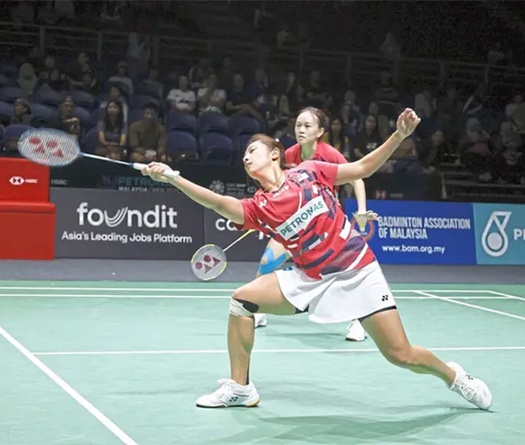 Chấn thương buộc Go Pei Kee phải bỏ cuộc ở tứ kết Hylo Open, hy vọng dự cầu lông SEA Games bị đặt dấu hỏi