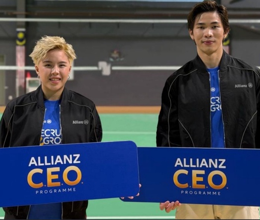 Cặp đôi vô địch thế giới cầu lông Tang Jie-Ee Wei được bổ nhiệm làm Đại sứ thương hiệu của Allianz Malaysia