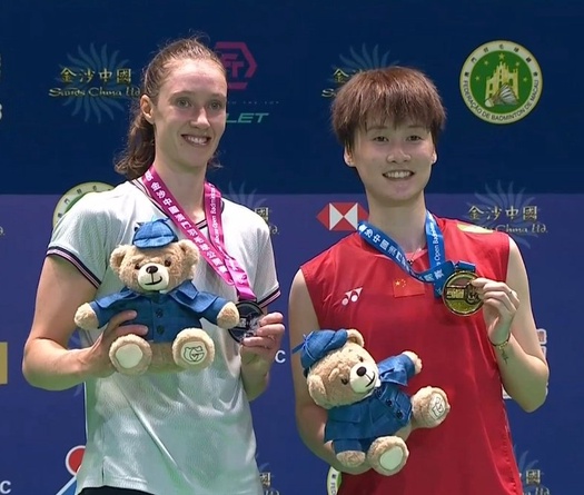 Cựu số 1 thế giới Chen Yu Fei đem về danh hiệu duy nhất cho Cầu lông Trung Quốc ở Macau Open 2025