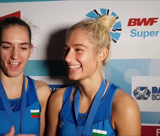 Chị em nhà Stoeva "xé" Đôi nữ vì tương lai Cầu lông Bulgaria
