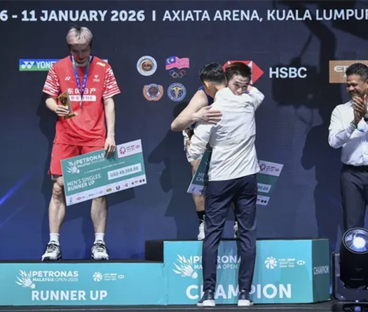Kunlavut Vitidsarn vô địch cầu lông Malaysia Open 2026: Bỏ túi hơn 2,6 tỷ đồng nhờ "bí kíp" từ Lee Chong Wei
