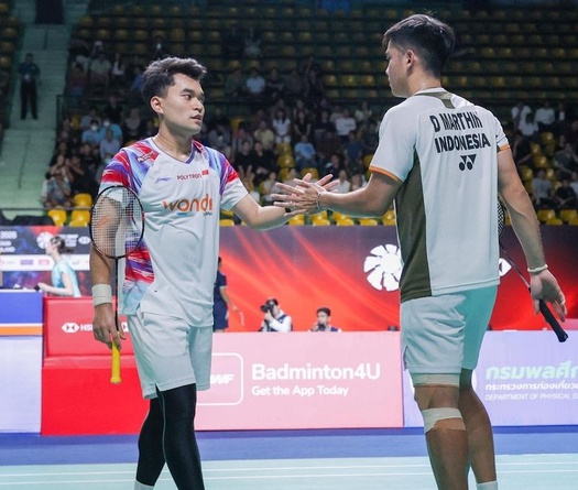Vượt qua đôi nam Trung Quốc, Leo Rolly Carnando và Daniel Marthin vào Chung kết cầu lông Thailand Open 2026