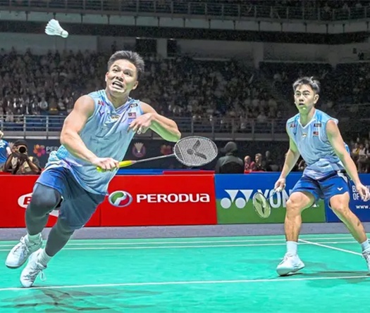 Chủ nhà nội chiến giành vé chung kết đôi nam tại giải cầu lông Malaysia Masters 2026