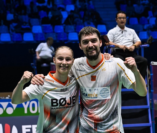 Hành trình "nhặt điểm" từ Vietnam Open đến ngôi vô địch cầu lông Singapore Open của cặp đôi Christiansen và Boje