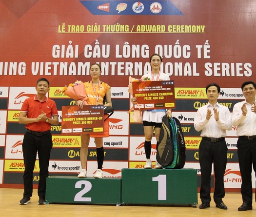 Lịch thi đấu cầu lông Felet Vietnam International Series năm 2025 mới nhất ngày 02/11 