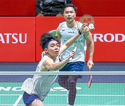 Thử thách bản lĩnh của đôi nam Arif - Roy King trước thềm giải cầu lông Singapore Open