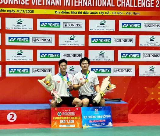 Năm 2025 chứng kiến Nguyễn Đình Hoàng và Trần Đình Mạnh viết lại lịch sử đôi nam cầu lông Việt Nam